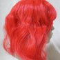 Bright Red Short Messy Go Go Girl Wig Flapper Anime Manga Cosplay Zombie Doll Teacher