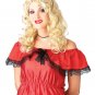 Blonde Saloon Wig Old West Southern Belle Mermaid Debutante Goddess Angel Nymph