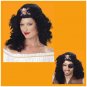 Unisex Pirate Wig attached Jolly Roger Scarf & Eye Patch Wench Blackheart Gypsy