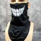 Big Cheshire Cat Grin Face Mask Handkerchief Style Neck Gaiter with Ear Loops Comic Alice Hatter Big Cheshire Cat Grin Face Mask Handkerchief Style Neck Gaiter with Ear Loops Comic Alice Hatter