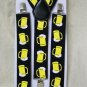 Oktoberfest Frosty Beer Mug Suspenders Brewer Stein German Jager Lad Beer Taster