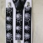 Spiderweb Print Suspenders Black Widow Spider Man Web Halloween Goth Punk Unisex