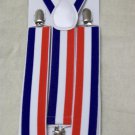 Red White Blue Striped Suspenders Uncle Sam Patriotic Political Election Unisex Red White Blue Striped Suspenders Uncle Sam Patriotic Political Election Unisex