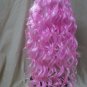 Candy Pink Siren Wig Long Curly Layers Glamour Witch Goddess Mermaid Pop Starlet