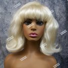 Blonde Flick Up Wig Peggy Sue 50s 60s Hairspray Sock Hop Retro Schoolgirl BeBop