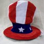 Uncle Sam Top Hat Red White Blue Patriotic USA Election Campaign Stars & Stripes