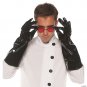Black Wet Look Gloves Twisted Doctor Mad Scientist Butcher Coroner Radioactive