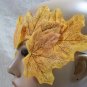 Yellow Leaf Eye Mask Forest Nymph Masquerade Mother Nature Dryad Autumn Fairy