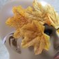 Yellow Leaf Eye Mask Forest Nymph Masquerade Mother Nature Dryad Autumn Fairy