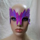 Purple Flaming Eye Mask Glitter Roleplay Fantasy Superhero Hawkeye Huntress