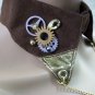 Steampunk Choker Shirt Collar Cogs Industrial Fantasy Science Fiction Gothic Victorian