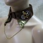Steampunk Choker Shirt Collar Cogs Industrial Fantasy Science Fiction Gothic Victorian