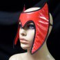 Red Heroine Headpiece Mask Roleplay Fantasy Superhero Scarlet Witch Wanda Maximoff