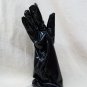 Black Wet Look Gloves Twisted Doctor Mad Scientist Butcher Coroner Radioactive