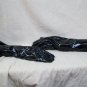 Black Wet Look Gloves Twisted Doctor Mad Scientist Butcher Coroner Radioactive