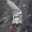 Cute Halloween Themed Decor Plush Gnome "Let's Get Spooky" Fall Decoration NEW