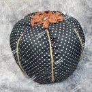 Cute Polka Dot Decorative Pumpkin Halloween Decor Small Plush Decoration NEW