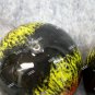 2 Large Eyeball Orbs Orange Yellow Eyes Round Pupil Monster Halloween Prop Haunted House Decor