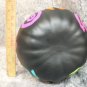 Cute Whimsical Spookadelic Decorative Pumpkin Colorful Swirls Halloween Themed Decor NEW