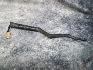 Black Witch's Wand Crooked Twig Witch Wizard Dark Magic Medieval Sorcerer Evil