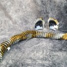 Lynx Ears and Tail Costume Set Faux Striped Fur Cat Bobcat Wild Cat Kitty Tiger Lynx Ears and Tail Costume Set Faux Striped Fur Cat Bobcat Wild Cat Kitty Tiger