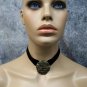 Black Choker Steampunk Gear Medallion Cogs Fantasy Science Fiction Gothic Victorian