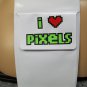 Pixel - 8 Nerd Costume Kit Taped Glasses Pocket Protector BowTie Cartoon Computer Tech Wizard Gamer