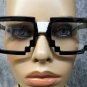 Pixel - 8 Nerd Costume Kit Taped Glasses Pocket Protector BowTie Cartoon Computer Tech Wizard Gamer