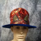 Marvel Comic Spiderman Top Hat Metallic Red & Blue Avenger Spider Man