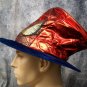 Marvel Comic Spiderman Top Hat Metallic Red & Blue Avenger Spider Man