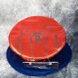 Marvel Comic Spiderman Top Hat Metallic Red & Blue Avenger Spider Man