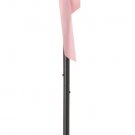 Black Little Bo Peep Costume Crook Staff Hook Pink Ribbon Bow Goth Fairytale 68"