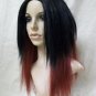 Pop Diva Costume Wig Hip Hop Star R&B Singer Street Girl Two Tone Sorceress Vamp
