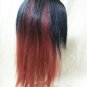 Pop Diva Costume Wig Hip Hop Star R&B Singer Street Girl Two Tone Sorceress Vamp