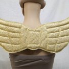 Small Mystical Golden Wings Pegasus Unicorn Glittery Gold Angel Goddess Cherub