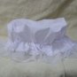 White Mop Cap Mob Hat Colonial Maid Granny Betsy Ross Rag Doll Peasant Bonnet Victorian Pilgrim