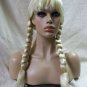 Inga Wig Blonde Braids Viking Swiss Miss Oktoberfest Fraulein Swedish Bohemian