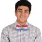 Red Silver Blue Sequin Patriotic Bowtie Neck Tie Hair Bow July 4th Uncle Sam Pet
