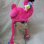 Funny Hawaiian Pink Flamingo Hat Tropical Bird Buffett Fan Luau Beach Party Fun