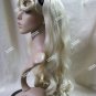 Adult Aura Wig Princess Aurora Medieval Renaissance Royal Queen Retro Pin Curls