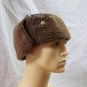 Brown Trapper Hat w/ Flaps Elmer Fudd Mountain Man Hunter Miner Eskimo Trader Aviator