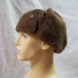 Brown Trapper Hat w/ Flaps Elmer Fudd Mountain Man Hunter Miner Eskimo Trader Aviator
