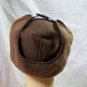 Brown Trapper Hat w/ Flaps Elmer Fudd Mountain Man Hunter Miner Eskimo Trader Aviator