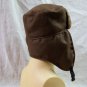 Brown Trapper Hat w/ Flaps Elmer Fudd Mountain Man Hunter Miner Eskimo Trader Aviator