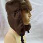 Brown Trapper Hat w/ Flaps Elmer Fudd Mountain Man Hunter Miner Eskimo Trader Aviator