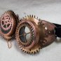 Funky Bronze Steampunk Goggles Cogs Spikes Chain Adventurer Flashy Aviator Eyes
