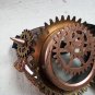 Funky Bronze Steampunk Goggles Cogs Spikes Chain Adventurer Flashy Aviator Eyes