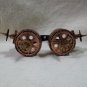 Funky Bronze Steampunk Goggles Spiked Cogs Gears Adventurer Spikes Mad Scientist