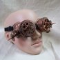 Funky Bronze Steampunk Goggles Spiked Cogs Gears Adventurer Spikes Mad Scientist
