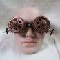 Funky Bronze Steampunk Goggles Spiked Cogs Gears Adventurer Spikes Mad Scientist